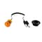 Truck-Lite 33 Series, LED, Yellow Round, 1 Diode, Marker Clearance Light, P2, Black Rubber Grommet Mount 33050Y3 - alternate 1